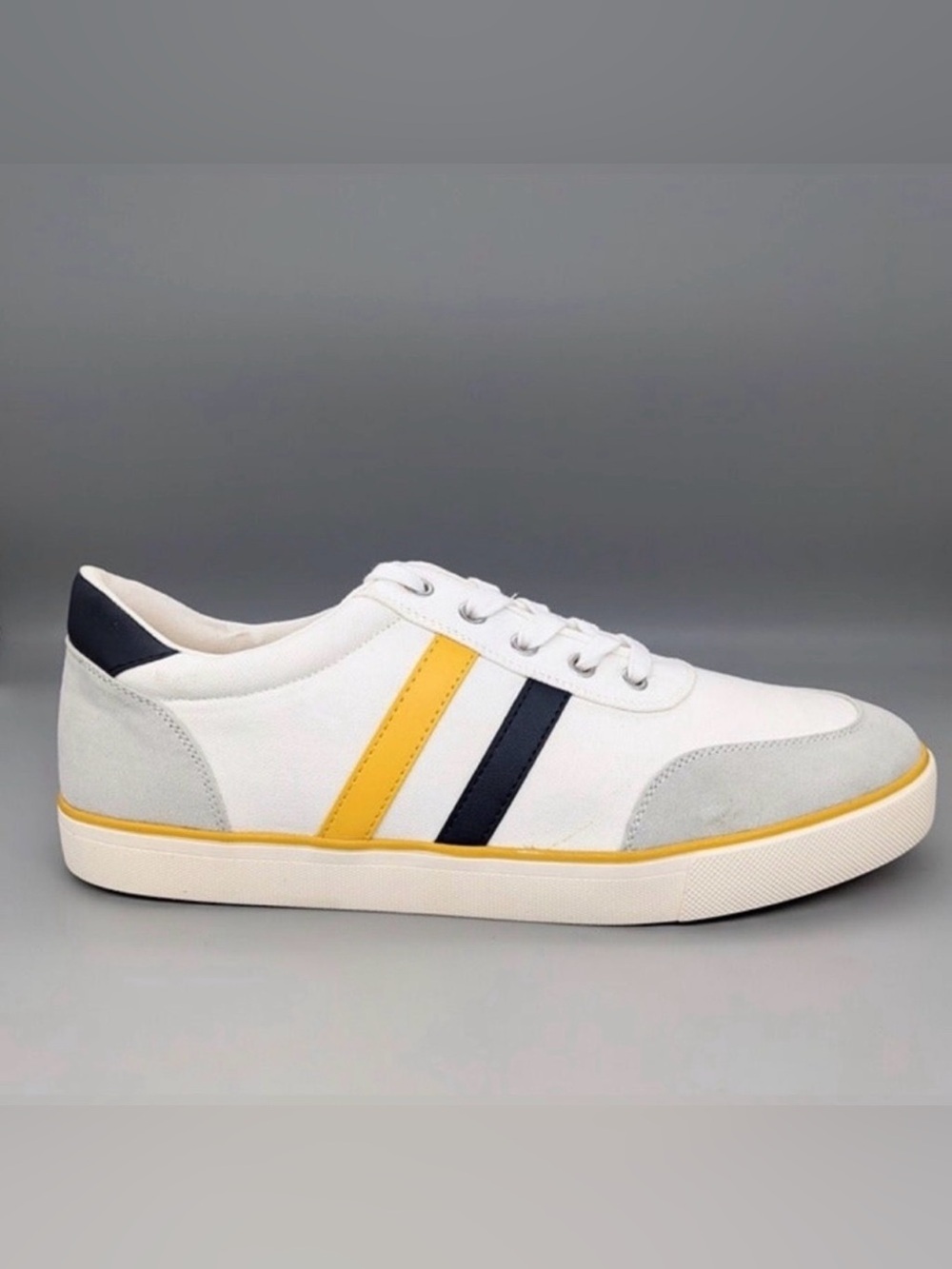 NIB Club Room Noah Men’s Stripe Lace-Up Sneakers Multiple Sizes